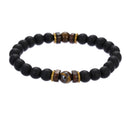 Labradorite • Lava Stone • Hematite Bracelet – Energy & Protection