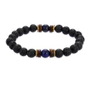 Labradorite • Lava Stone • Hematite Bracelet – Energy & Protection