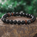 Labradorite • Lava Stone • Hematite Bracelet – Energy & Protection