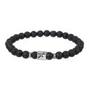 Lava Stone Zodiac Bracelet