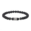 Lava Stone Zodiac Bracelet