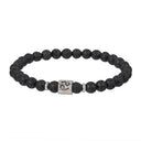 Lava Stone Zodiac Bracelet