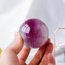 Watermelon Fluorite Crystal Sphere β Focus & Harmony