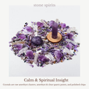 Amethyst Crystal Grid – Calm & Spiritual Insight