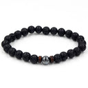 Labradorite • Lava Stone • Hematite Bracelet – Energy & Protection
