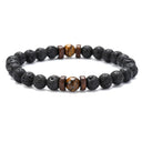 Labradorite • Lava Stone • Hematite Bracelet – Energy & Protection