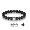 Zodiac Bracelet – Natural Lava Stone Beads (8mm)