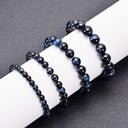 Premium Natural Deep Blue Tiger’s Eye Bracelet
