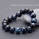 Premium Natural Deep Blue Tiger’s Eye Bracelet