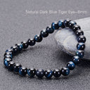 Premium Natural Deep Blue Tiger’s Eye Bracelet