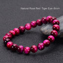 Premium Rose Red Tiger Eye Bracelet