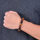 Premium Natural Tiger Eye Bracelet – Multicolor Tiger’s Eye