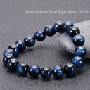 Premium Natural Deep Blue Tiger’s Eye Bracelet