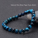 Premium Sky Blue Tiger Eye Bracelet