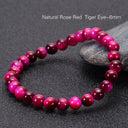 Premium Rose Red Tiger Eye Bracelet