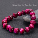 Premium Rose Red Tiger Eye Bracelet