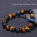 Premium Natural Tiger Eye Bracelet – Multicolor Tiger’s Eye