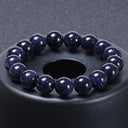 Premium Blue Sandstone Bracelet – Starry Night Energy