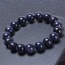 Premium Blue Sandstone Bracelet – Starry Night Energy