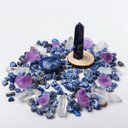 Sodalite Crystal Grid – Clarity & Creativity