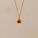 Radiant Birthstone Necklace