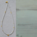 Moonlit Calm Grey Moonstone Necklace