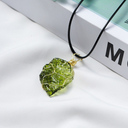 Cosmic Transformation & Higher Consciousness - Moldavite Tektite Pendant