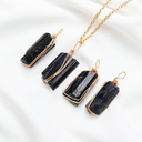 Ultimate Protection & Grounding – Raw Black Tourmaline Necklace