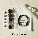 Zodiac Energy Crystal Set With Bracelet