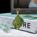 Cosmic Transformation & Higher Consciousness - Moldavite Tektite Pendant