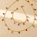 Gem Fusion Bracelet & Necklace Set