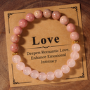 Love Energy Bracelet | Rose Quartz & Rhodochrosite