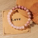 Love Energy Bracelet | Rose Quartz & Rhodochrosite