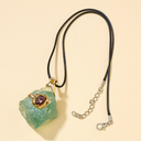 Empowerment, Protection & Serenity - Raw Crystal Energy Pendant