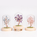 Crystal Tree with Dome Cover – Handcrafted Energy Decor for Home & Office