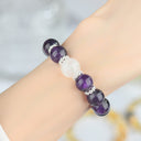 Dream Seeker Bracelet (Amethyst & Phantom Quartz)