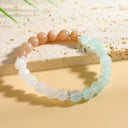 Serene Glow Bracelet (Aquamarine, Sunstone, White Moonstone)