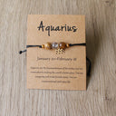 Zodiac Series Braided Bracelet