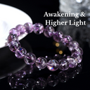 Ethereal Vein of Light Bracelet - Azeztulite Amethyst