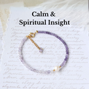 Tranquil Grace Bracelet - Petite Amethyst