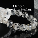 Whispers of the Arctic Bracelet - Premium Phantom Quartz