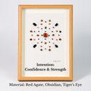 Crystal Grid Frame – Energy Manifestation Decor