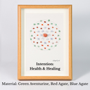 Crystal Grid Frame – Energy Manifestation Decor