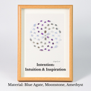 Crystal Grid Frame – Energy Manifestation Decor