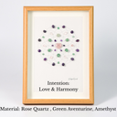 Crystal Grid Frame – Energy Manifestation Decor