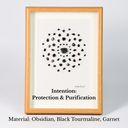 Crystal Grid Frame – Energy Manifestation Decor