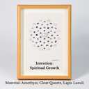 Crystal Grid Frame – Energy Manifestation Decor