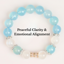 Celestial Calm – 12mm Aquamarine Bracelet