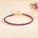 Passion Flame Bracelet - Garnet