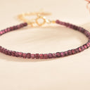 Passion Flame Bracelet - Garnet